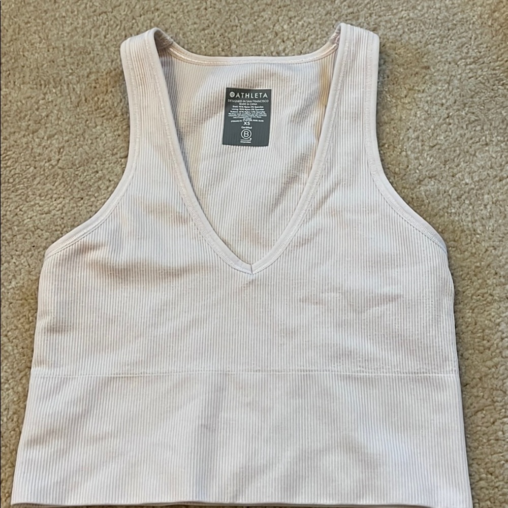 Athleta crop top / bra top